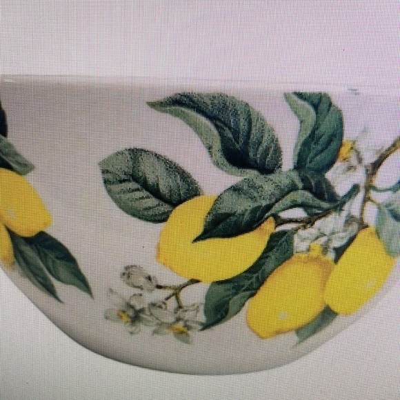 Lemon Patterned Ceramic Bowl - Picture 2 of 2